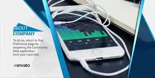 无缝公司简介视频显示AE视频