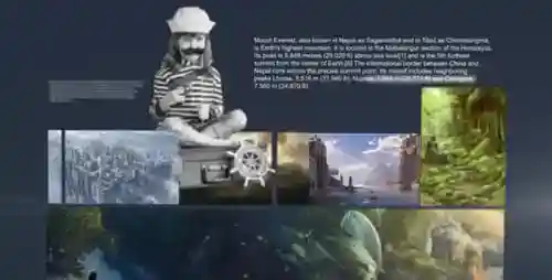 冒险世界视频显示抽象艺术和能源AE视频