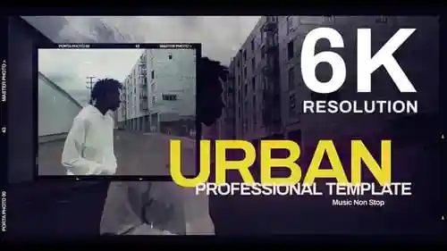 6k失真广播频道图文包装AE视频