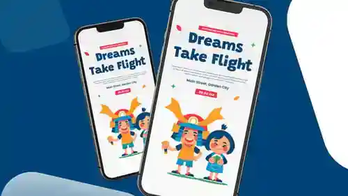 儿童节Instagram故事庆祝和儿童AE视频