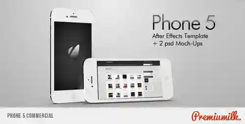 电话3d动画展示企业产品AE视频