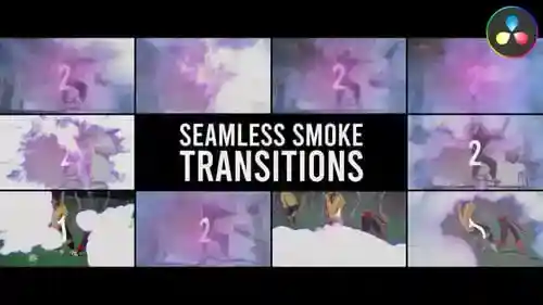 各种黑白彩色烟雾和视频效果达芬奇模板