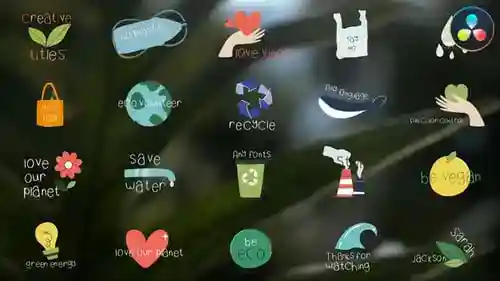 自然与生态标题 | 达芬奇解决方案,标题英尺。环境与生态与达芬奇解决达芬奇模板兼容