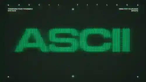 ASCII字体 | 博士,标题英尺。ASCII码达芬奇模板 (& r)