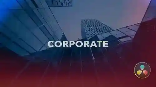 动态公司活动,片头动画金融时报。动态和企业与达芬奇解决达芬奇模板兼容