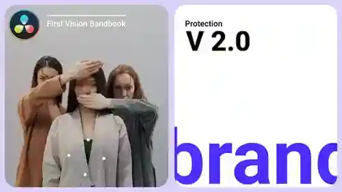 DaVinci Resolve的第一个Vision Brandbook片头,片头英尺。brandbook和企业演示文稿与DaVinci Resolve达芬奇模板兼容