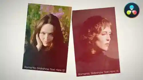 浪漫幻灯片 | 博士,视频显示英尺。照片幻灯片和爱情故事与达芬奇解决达芬奇模板兼容