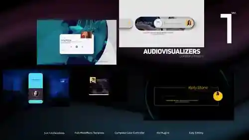 播客音频可视化工具,产品促销ft播客和可视化工具兼容达芬奇解决达芬奇模板