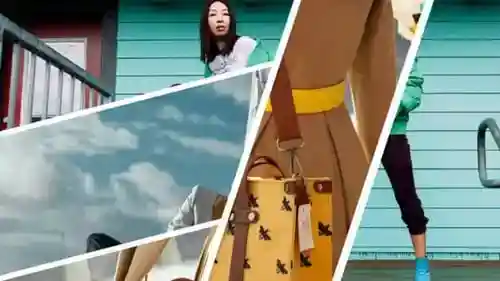 五帧分屏达芬奇模板,多画面组合展示时尚与产品动态效果