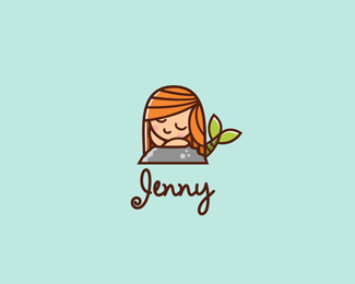 33个关于女孩子的logo