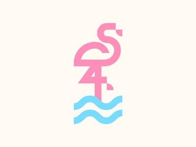 [Logo设计]火烈鸟元素logo作品(共30张图)