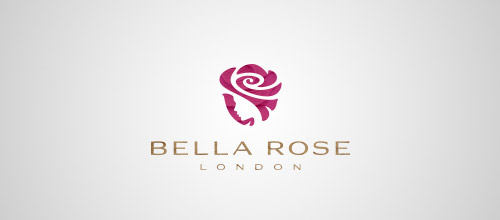 [Logo设计]21个玫瑰花元素标志作品(共21张图)