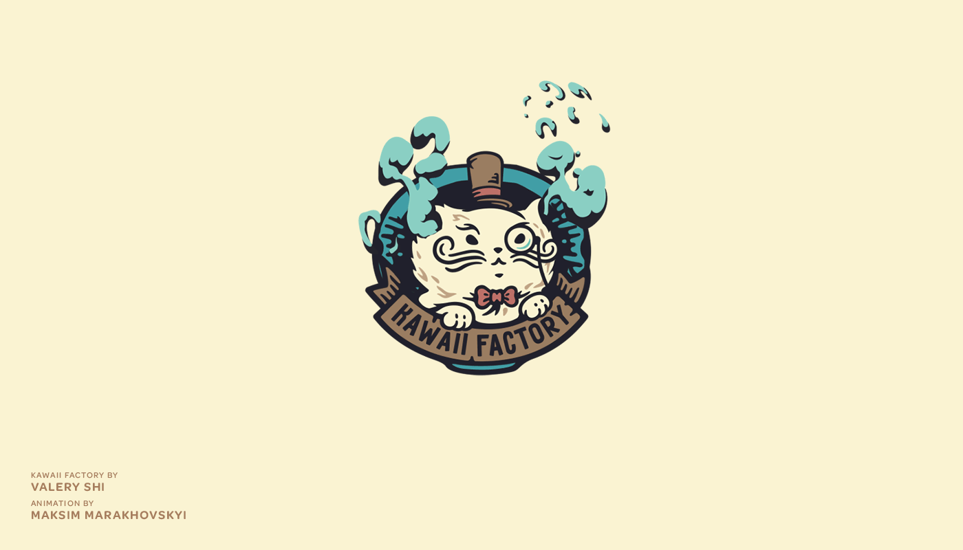 25款可爱卡通GIF动图LOGO设计