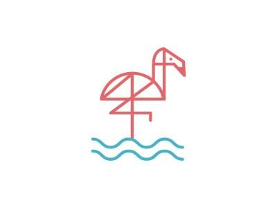 [Logo设计]火烈鸟元素logo作品(共30张图)