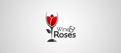 [Logo设计]21个玫瑰花元素标志作品(共21张图)