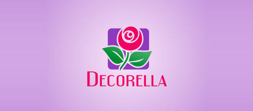 [Logo设计]21个玫瑰花元素标志作品(共21张图)