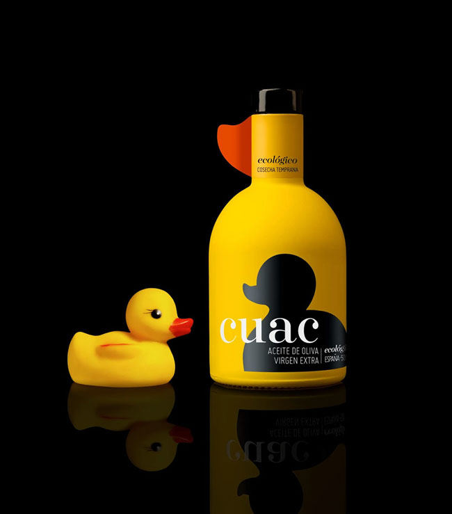 [包装设计]小黄鸭版CUAC AOVE橄榄油包装设计(共13张图)