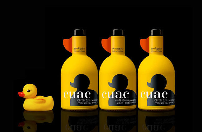 [包装设计]小黄鸭版CUAC AOVE橄榄油包装设计(共13张图)