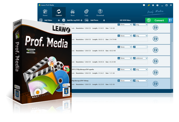视频转换工具Leawo Prof. Media 8.2.2.0 WIN中文破解版免费下载