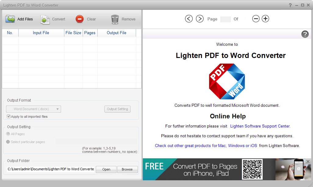 PDF转word格式工具 Lighten PDF to Word Converter 6.2.5 WIN 破解版免费下载插图