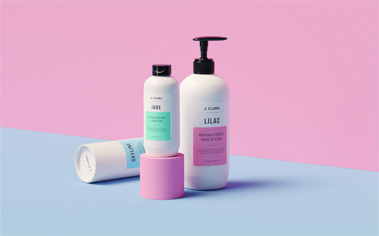 [包装设计]J. Curl头发护理产品包装(共10张图)