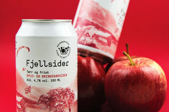 [包装设计]Voss Fjellsider天然苹果酒包装设计欣赏(共6张图)