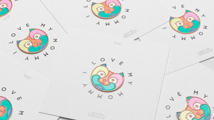 [包装设计]I Love My Mommy枕头包装(共13张图)