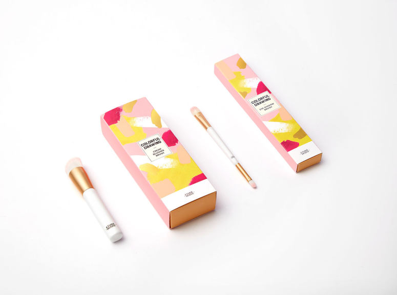 [包装设计]Colorful Drawing化妆品包装(共6张图)