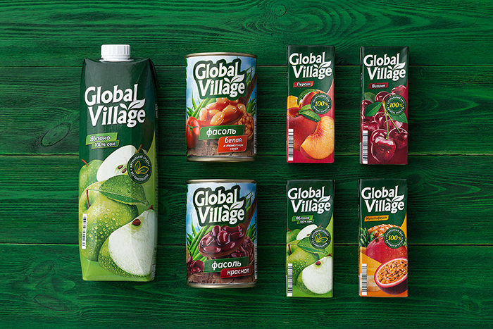 [包装设计]Global Village果汁包装(共9张图)
