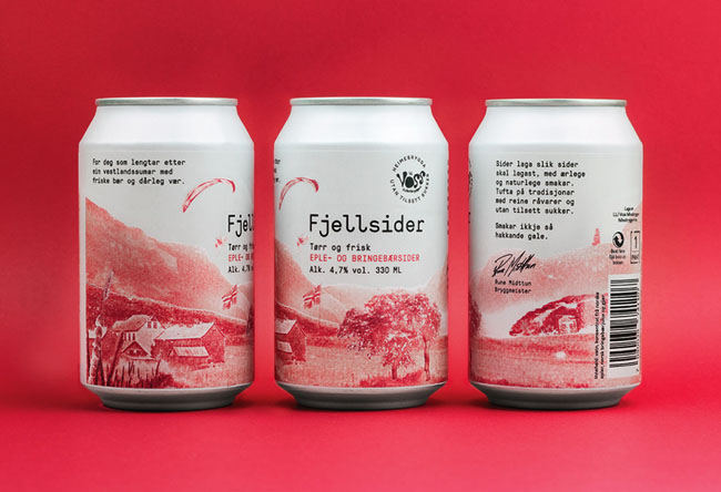 [包装设计]Voss Fjellsider天然苹果酒包装设计欣赏(共6张图)