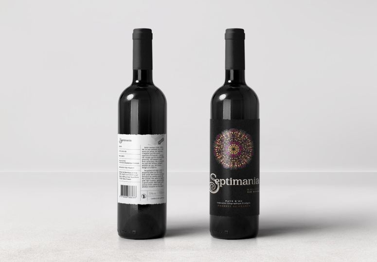 [包装设计]Septimania葡萄酒包装(共13张图)