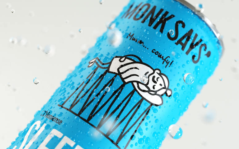 [包装设计]Monk Says饮料包装设计(共10张图)