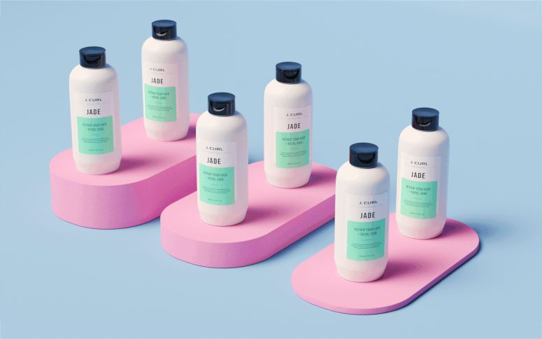[包装设计]J. Curl头发护理产品包装(共10张图)