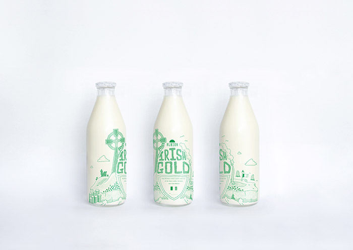 [包装设计]Albion牛奶包装(共7张图)