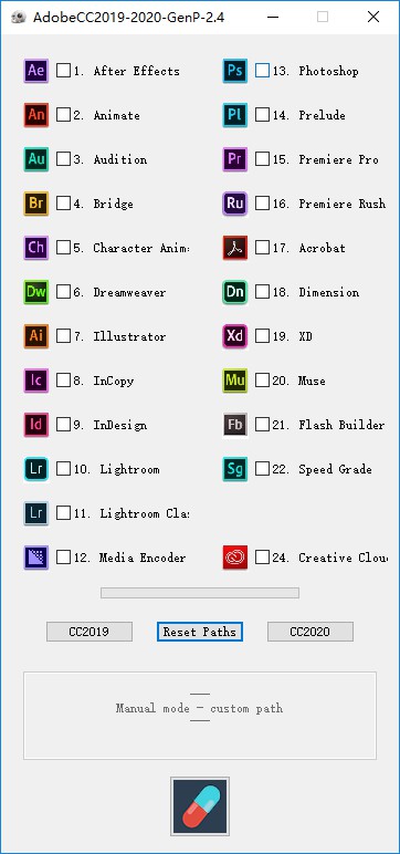 Adobe2019-2020破解工具GenP破解补丁WIN版免费下载插图1