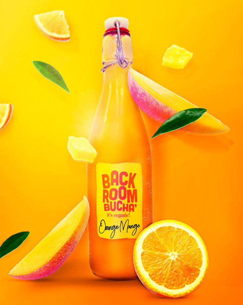 [包装设计]Back Room Bucha果汁包装(共3张图)