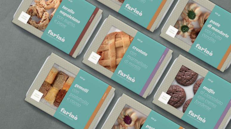 [包装设计]Farinò无麸质面包店品牌设计(共14张图)