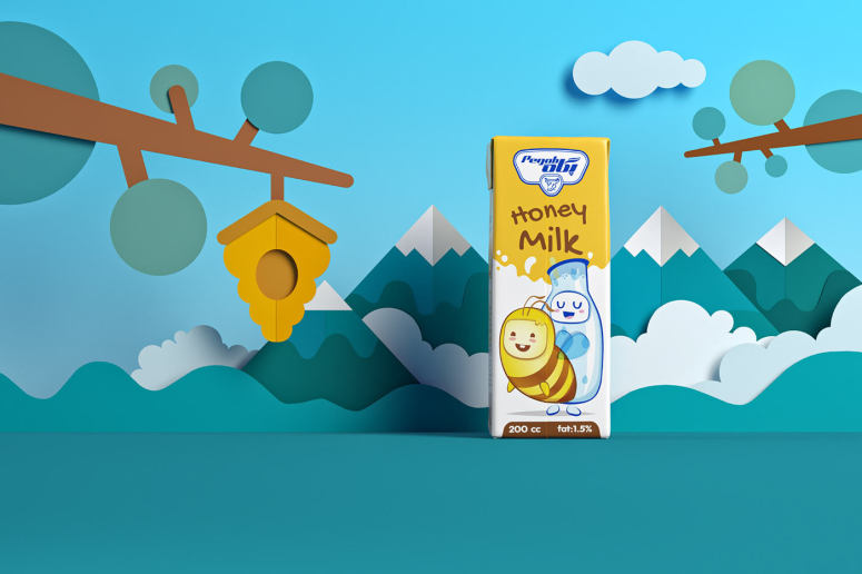 [包装设计]Pegah调味牛奶包装设计(共21张图)