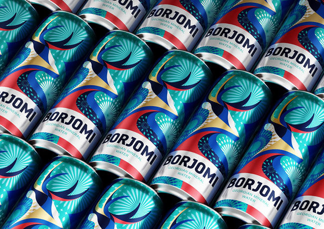 [包装设计]Borjomi矿泉水新年限量版包装设计(共8张图)