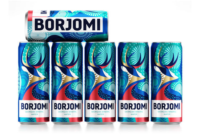 [包装设计]Borjomi矿泉水新年限量版包装设计(共8张图)