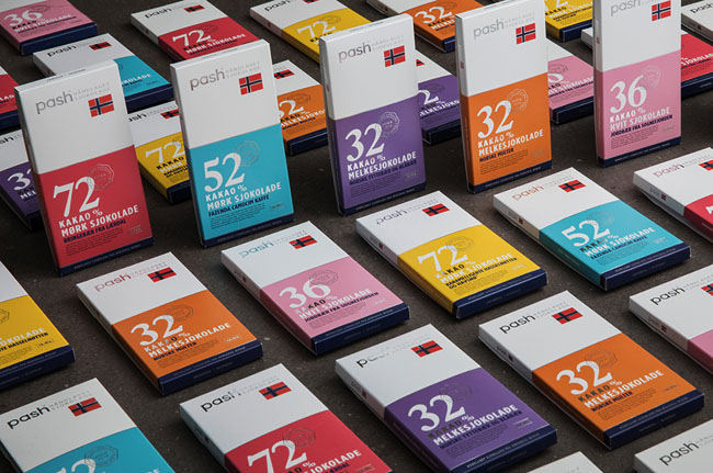 [包装设计]挪威PASH手工巧克力包装设计(共10张图)