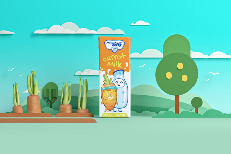 [包装设计]Pegah调味牛奶包装设计(共21张图)