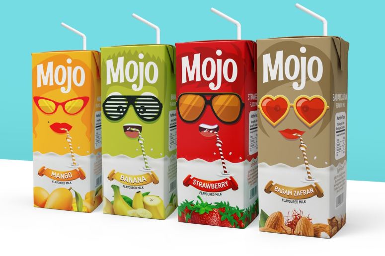 [包装设计]MOJO风味牛奶包装(共6张图)