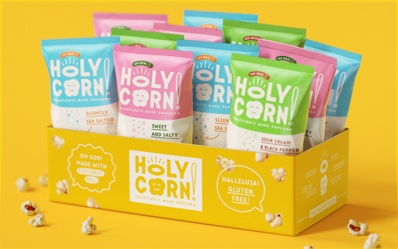 [包装设计]HolyCorn!爆米花包装设计(共10张图)