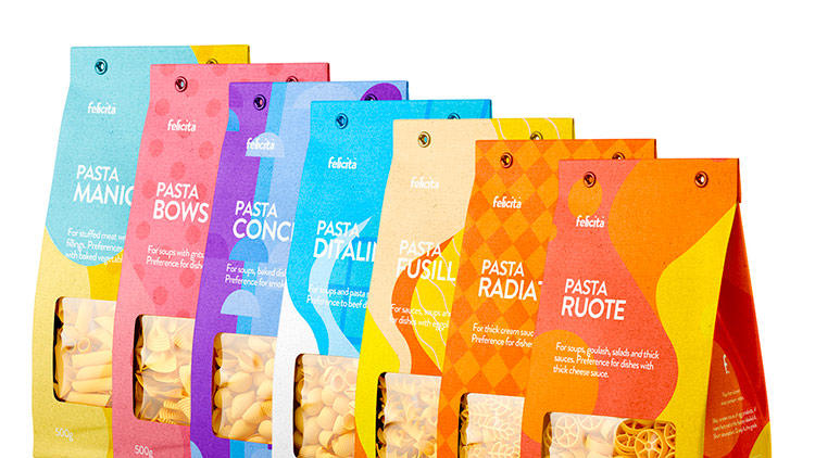 [包装设计]Felicita意大利面包装(共9张图)