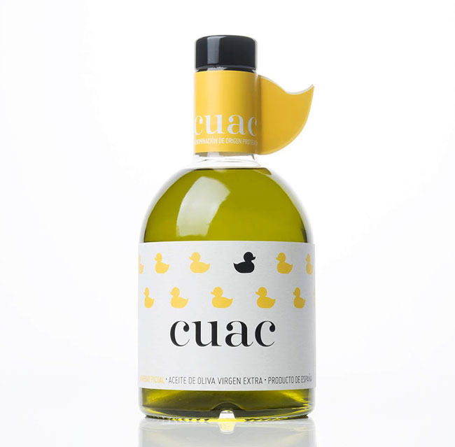 [包装设计]小黄鸭版CUAC AOVE橄榄油包装设计(共13张图)