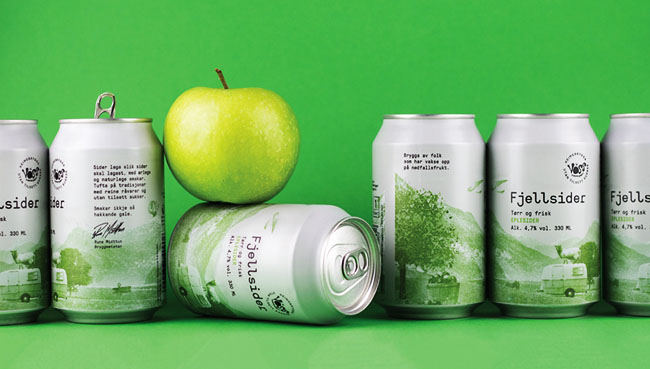 [包装设计]Voss Fjellsider天然苹果酒包装设计欣赏(共6张图)