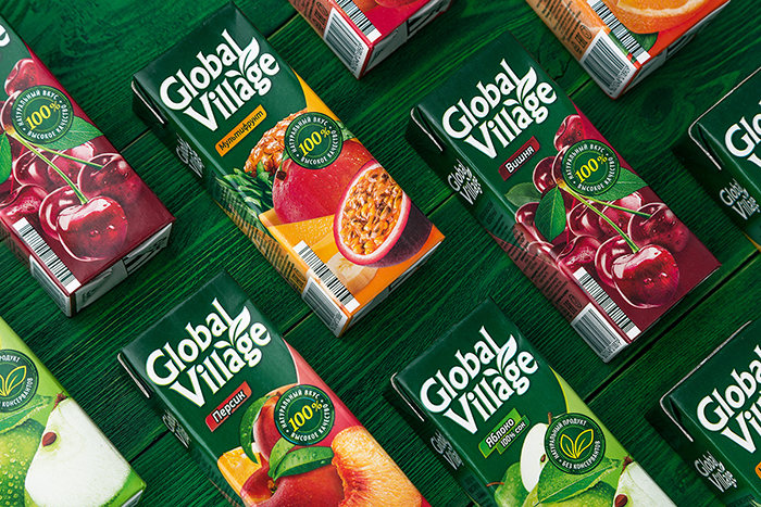 [包装设计]Global Village果汁包装(共9张图)