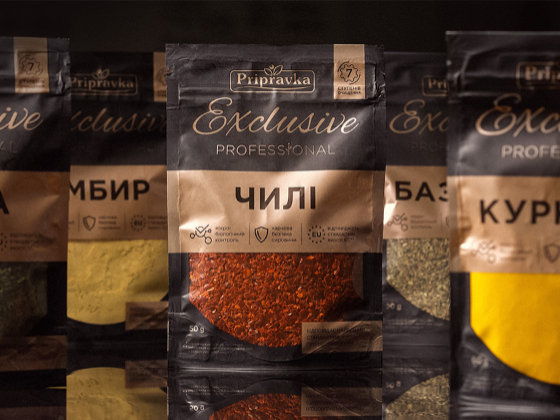 [包装设计]Exclusive Professional厨房调味料包装(共11张图)