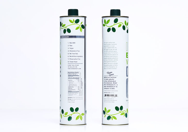 Thrive Market特级优质橄榄油包装